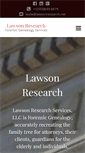 Mobile Screenshot of lawsonresearch.net